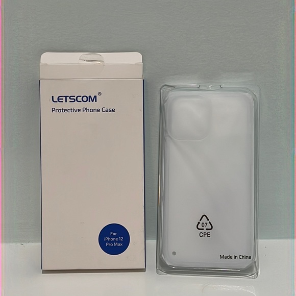 Letscom Protective Phone Case Clear, iPhone 12 Pro Max Military Grade Prot - Picture 2 of 8